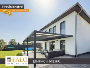 Provisionsfrei. Neuwertige Stadtvilla mit pflegeleichtem Grundstück in Randlage!